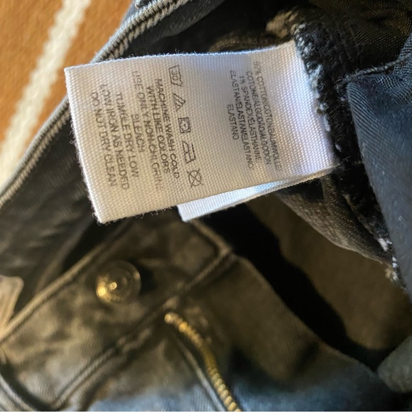 Free People • Black Raw Hem Jeans - Picture 4 of 11